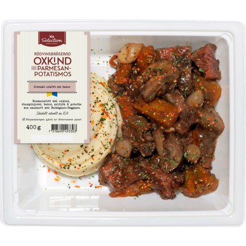 Oxkind med Parmesanpotatismos 402g ICA Selection