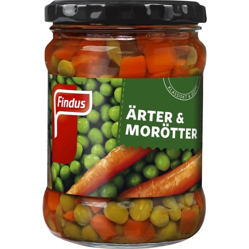 Ärter & morötter 305g Findus