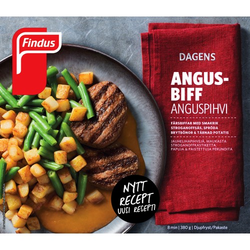 Angusbiff 380g Findus