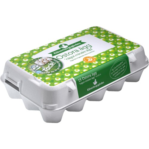 Ägg S Frigående 15-pack Klöverbergsgården