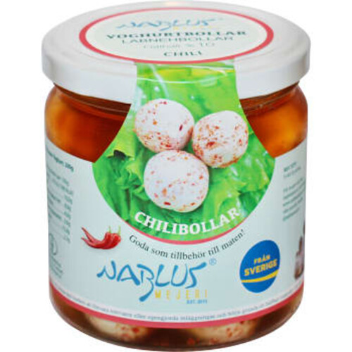 Yoghurtbollar chili 360g Nablus