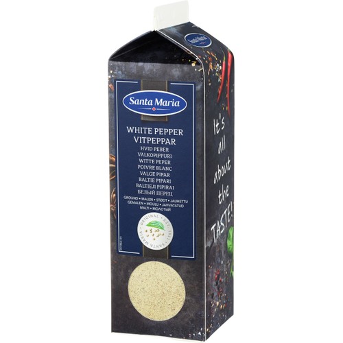 Vitpeppar Malen 500g Santa Maria