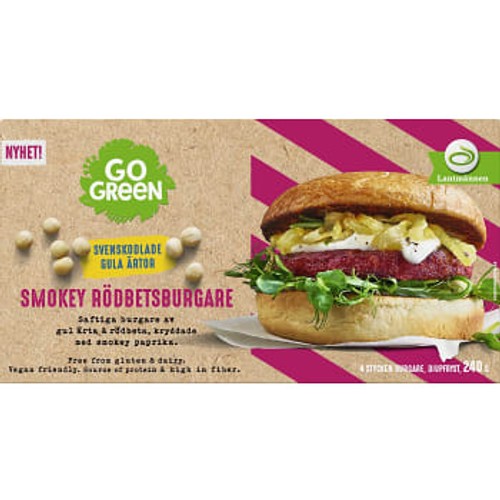 Rödbetsburgare Smokey 240g GoGreen