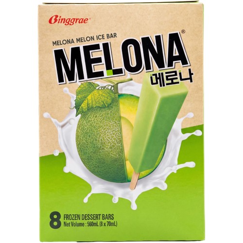 Glasspinnar Med Melonsmak 8-p Melona