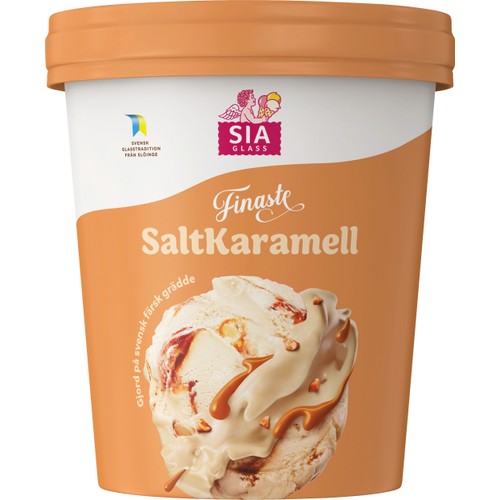 Gräddglass Vår finaste Salt karamell 500ml SIA GLASS