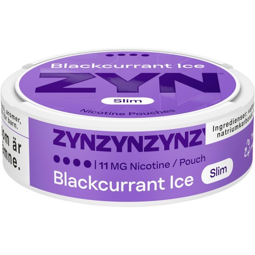 Blackcurrant Ice Slim S4 14.7 Gram Zyn