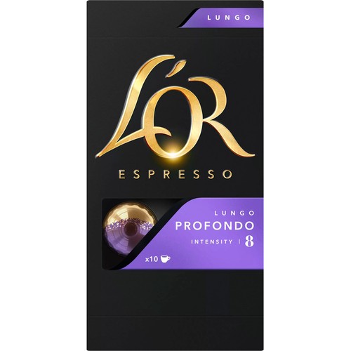 Kaffekapslar Lungo 8 Profondo 10-p L''OR