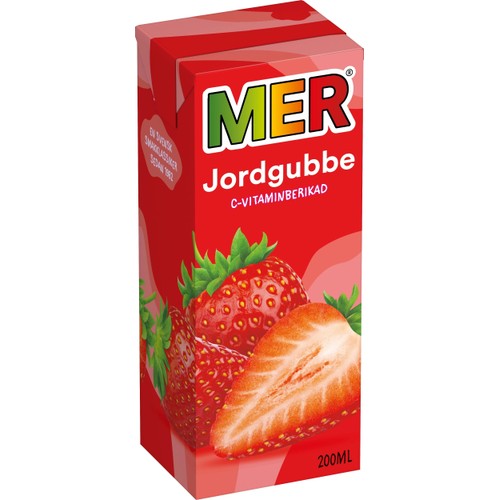 Fruktdryck Jordgubb 20cl Mer
