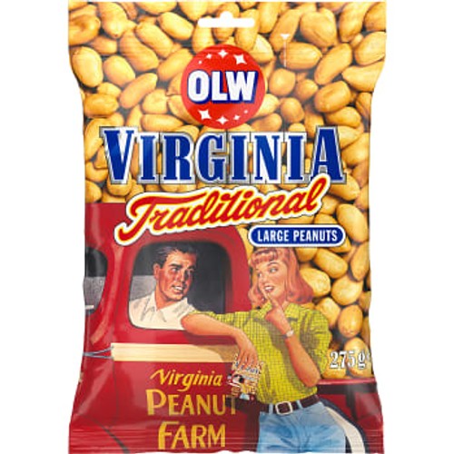 Jordnötter Virginia traditional 275g OLW