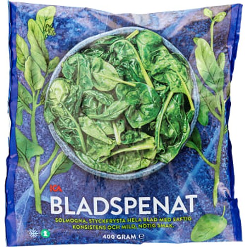 Bladspenat Fryst 400g ICA