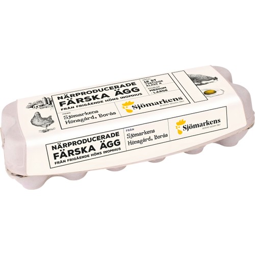 Ägg Frigående M/L 12st Sjömarken