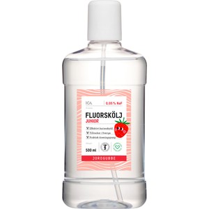 Fluorskölj Junior 500ml ICA Hjärtat