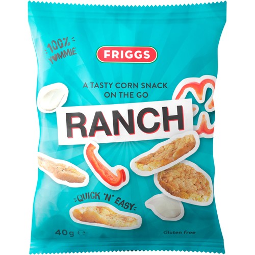 Corn snack Ranch 40g Friggs
