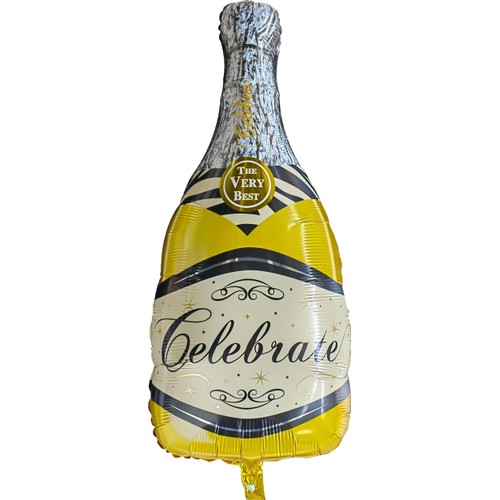 Folieballong Champagneflaska 50x100cm