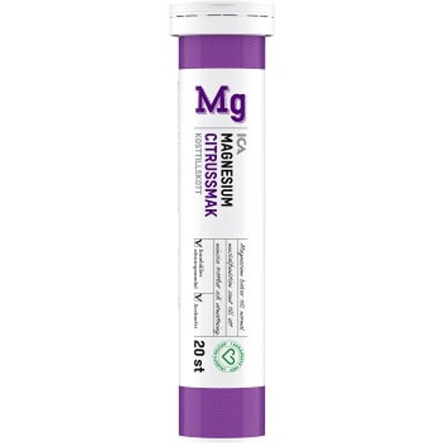 Magnesium brustablett 20-p ICA Hjärtat