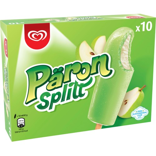 Päronsplitt 10-p  GB Glace