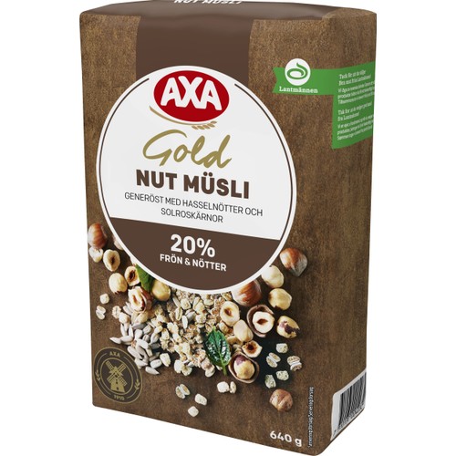 Müsli Gold Nut 640g AXA