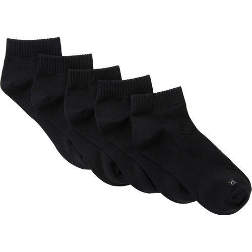Socka 5p Quick Dry svart 37/40 mywear