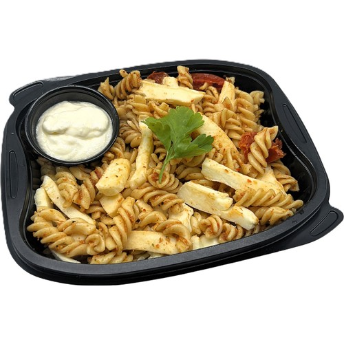 Portionsrätt Röd Pestopasta Med Mozzarella & Fetakräm 433g Jätten Cater