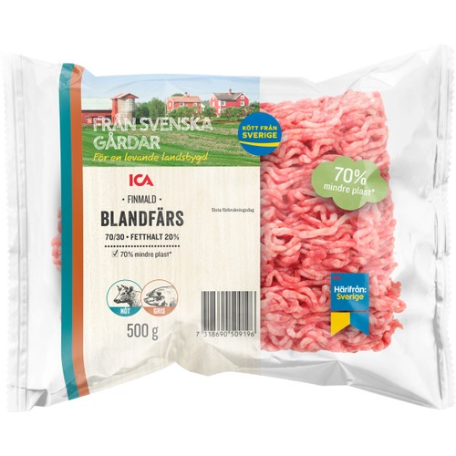 Blandfärs Färsk Matkasse 20% 500g ICA