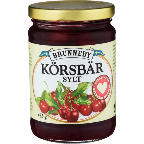 Körsbärssylt 425g Brunneby