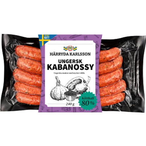 Kryddkorv Ungersk Kabanossy 240g Härryda Karlsson