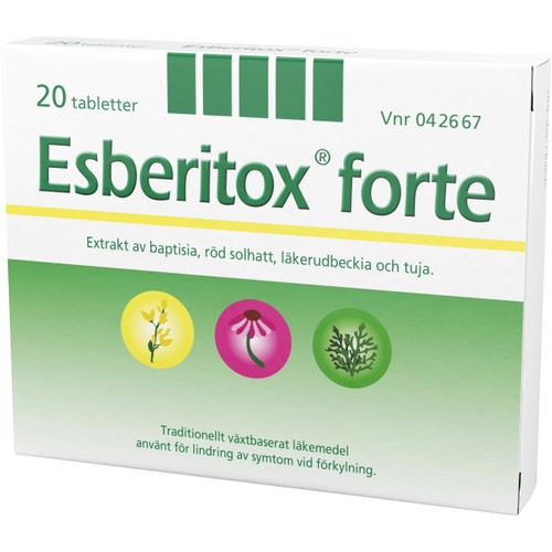 Läkemedel växtbaserat vid förkylning 20-p Esberitox