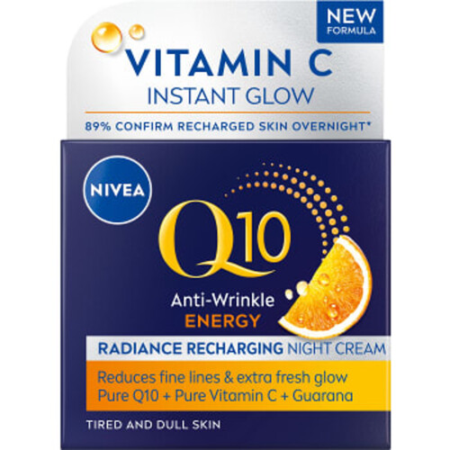 Nattkräm Q10 Energy Recharging Night Cream 50ml NIVEA