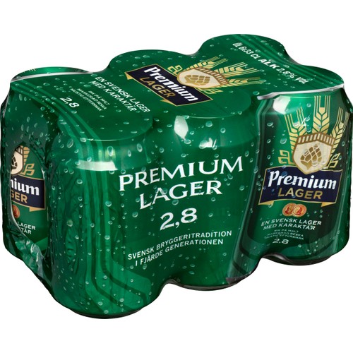 Öl Lager 2,8% 33cl 6-p Spendrups