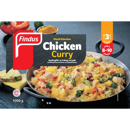 Chicken curry 1kg Findus