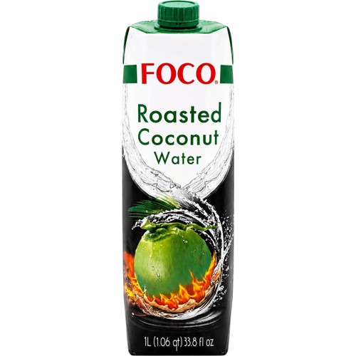 Kokosvatten Roasted 1l Foco