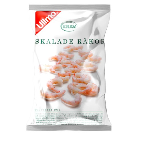 Räkor Skalade frysta 300g KRAV Ullmo