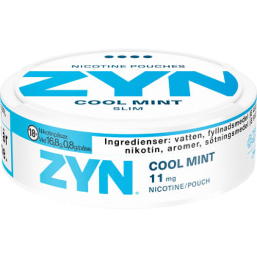 Nikotinpåse utan tobak CoolMint 16.8g Zyn