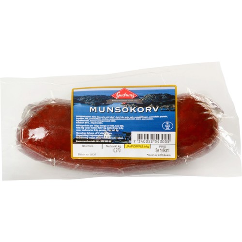 Munsökorv 270g Gudruns