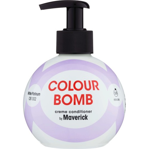 Balsam för färgat hår White Platinum 250ml Colour Bomb