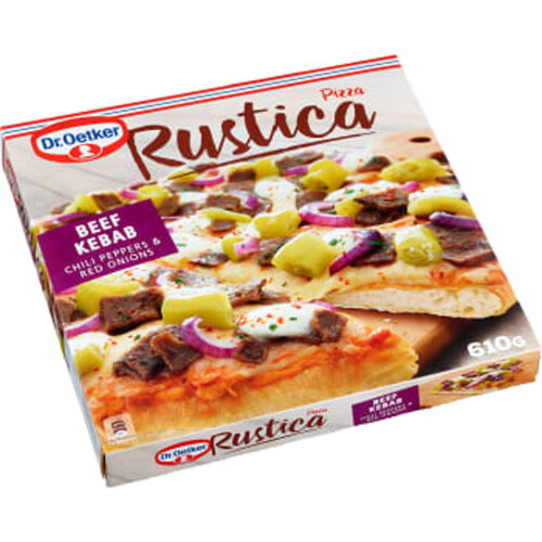 Pizza Rustica Beef Kebab 610g Dr.Oetker
