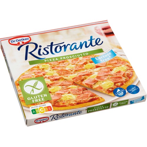 Pizza Ristorante prosciutto Glutenfri Fryst 345g Dr. Oetker