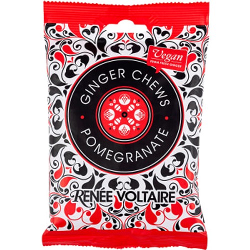 Ginger chew Vegansk Pomegrante 120g Renée Voltaire