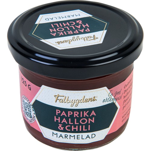Delikatessmarmelad Paprika Hallon & Chili 125g Falbygdens