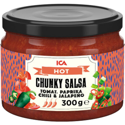 Chunky salsa Hot 300g ICA