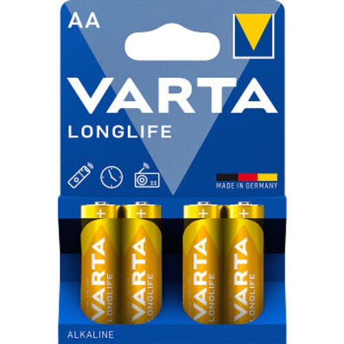 Batteri Longlife AA 4-p