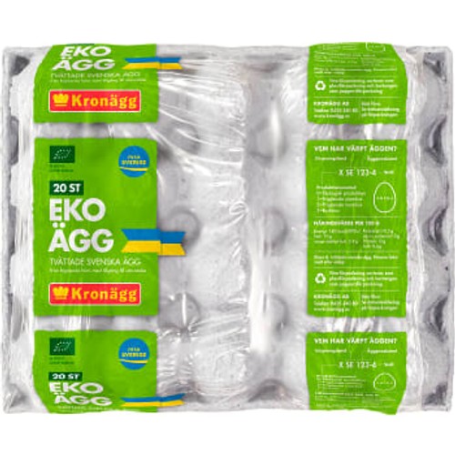 Ägg M/L Ekologisk 20-p Kronägg