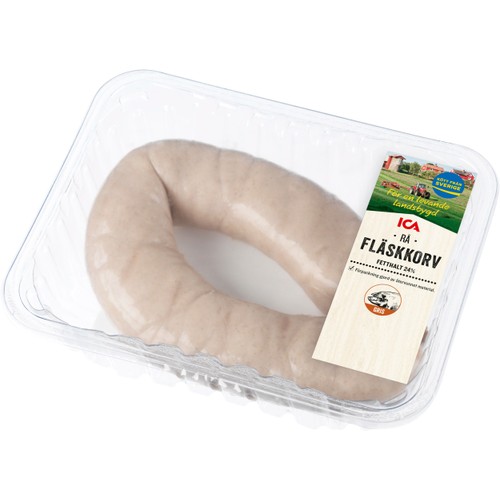 Fläskkorv Färsk Rå 400g ICA