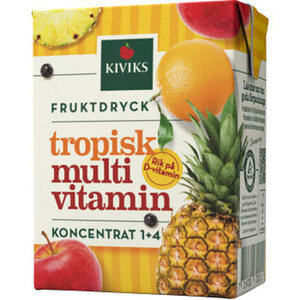 Multivitamindryck Tropisk 200ml Kiviks Musteri