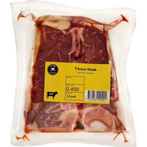 T-Bone steak frystinad 400g Hacksta Köttdisk