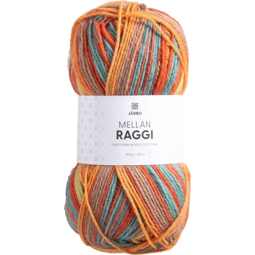 Garn Mellanraggi Fiery Rush 100g Järbo