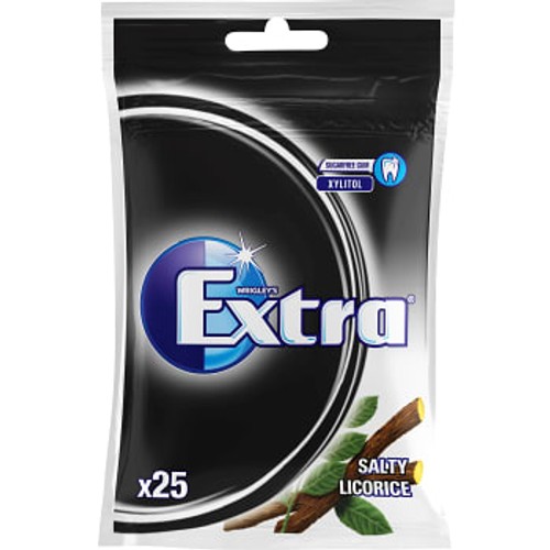 Tuggummi Salt lakrits Sockerfri 25-p 35g Extra