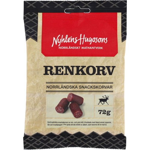 Ölkorv Ren 72g Nyhléns Hugosons