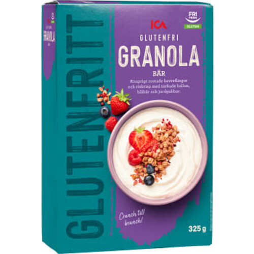 Granola Bär Glutenfri 325g ICA