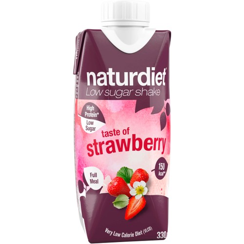 Måltidsersättning Strawberry Shake 330ml Naturdiet